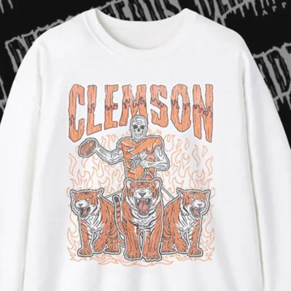 Clemson Tigers football Sweatshirts Clemson University Shirts Unisex 03 - Picture 1 of 2